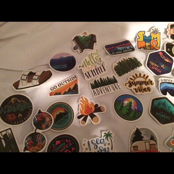 Nature camping stickers VSCO laptop hydro flask - Picture 8 of 16